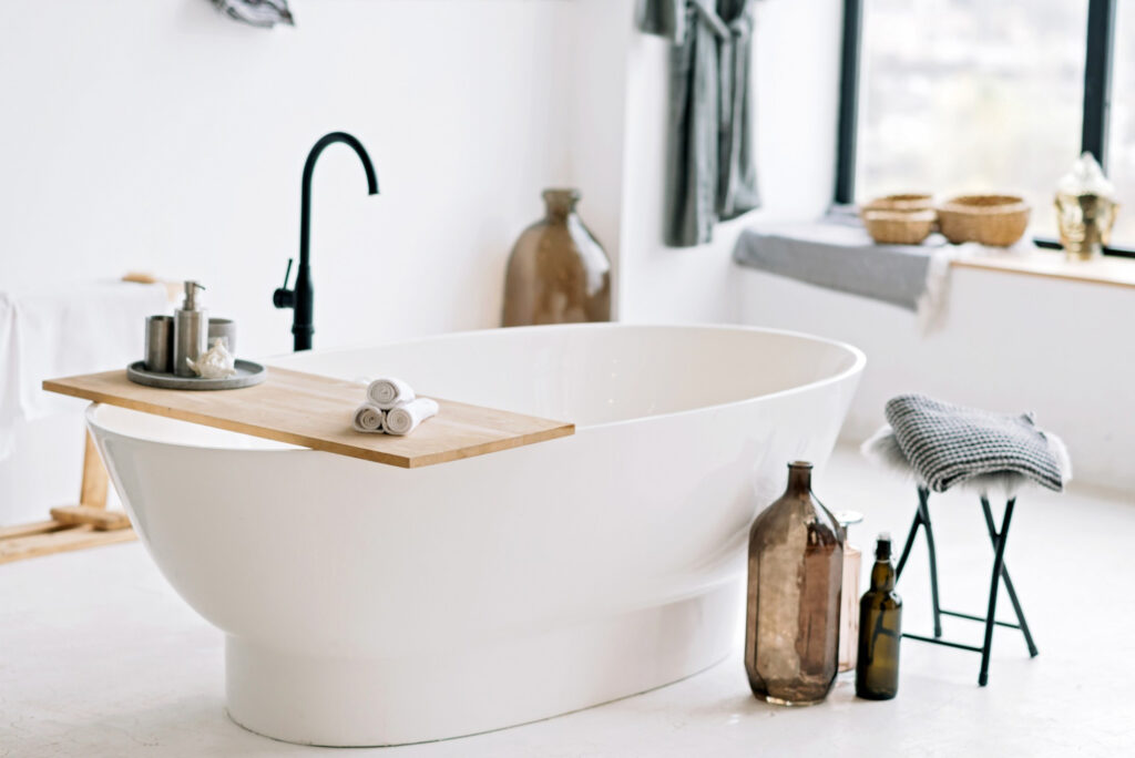 Bañera exenta moderna