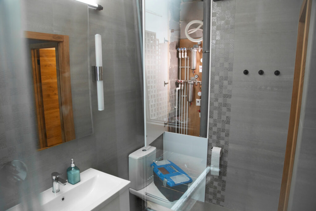 Baño en obras